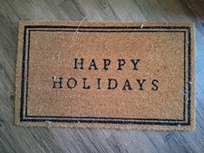 Paillasson de Noël Joyeuses Fêtes 30 x 18 pouces tapis de bienvenue extérieur