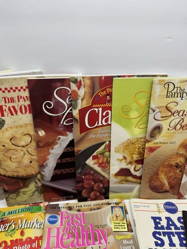 Vintage Lot 16 Recipe booklets Cookbooks Pillsbury Pampered chef - Imagen 3 de 8