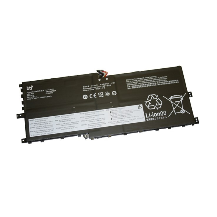 BTI 01AV475 compatible 54Wh 4-cell battery for Lenovo X1 Yoga G3