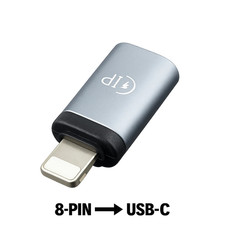 8-polig Stecker auf USB-C Buchse Adapter OTG Daten USB Typ C  für IOS Apple