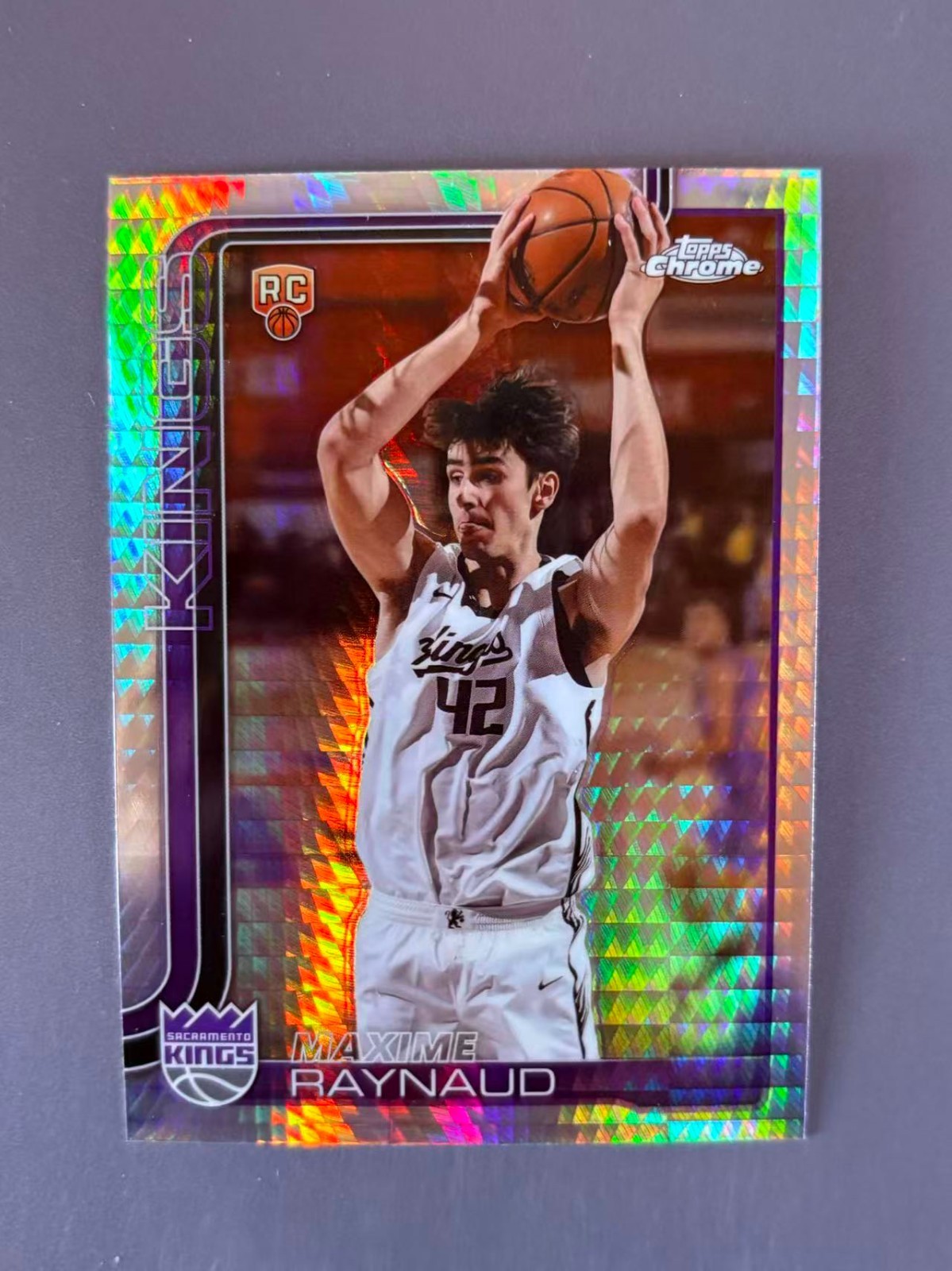 Maxime Raynaud 2025-26 Topps Chrome Prism RC #293