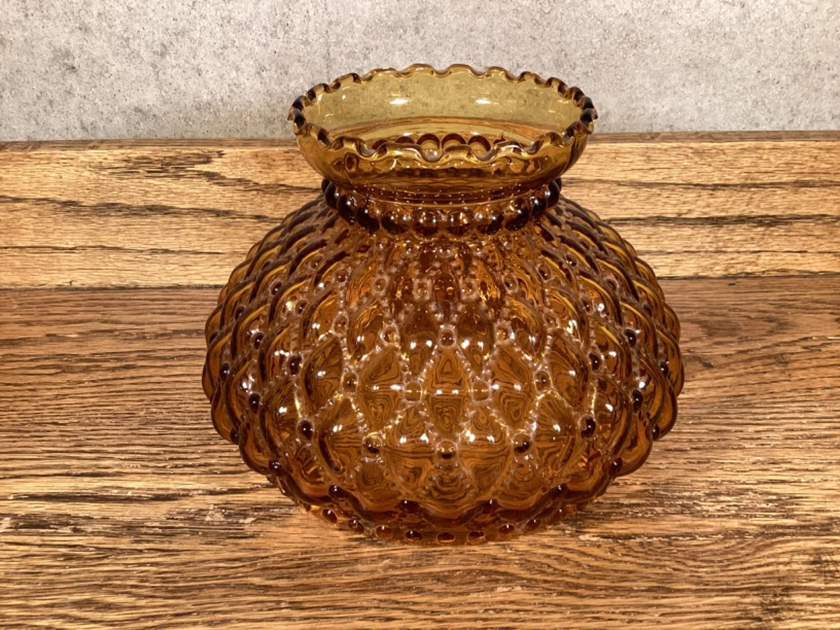 Amber Glass Lamp In Collectible Lamp Shades for sale | eBay