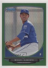 2013 Bowman Chrome Prospects Green Refractor Miguel Almonte #BCP131 0x1