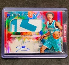 2021-22 Origins JAMES BOUKNIGHT Sealed Jumbo Rookie Patch Auto Red RC SP /49