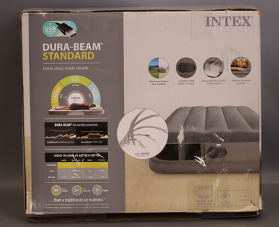 #ad Intex Dura Beam Prestige 12 Twin Air Mattress w Built In USB Electric Pump $18.90