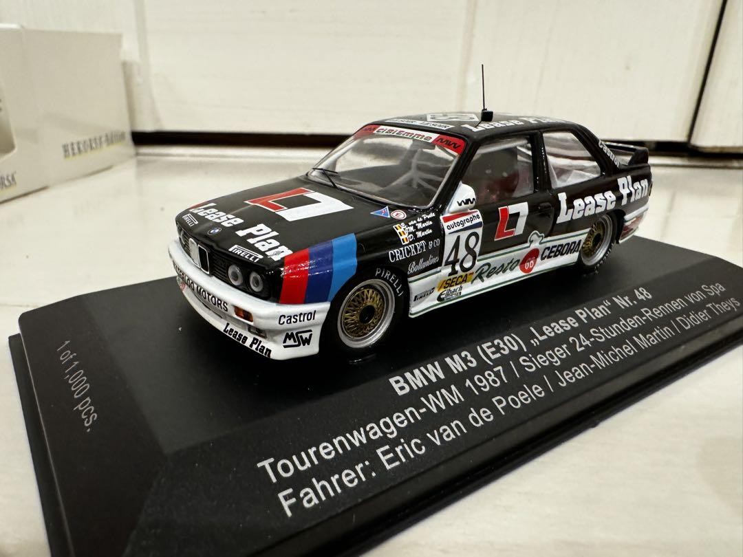 Bmw M3 Lease Plan Nr.48 Wtcc 1987 Ixo Minicar 1/43 | eBay