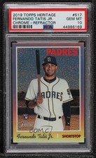 2019 Heritage High Number Chrome Refractor Fernando Tatis Jr PSA 10 GEM MT 5h0