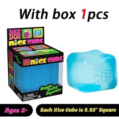 Nee|doh Nice Cube Stress Ball Squishy Sensory Figet Decompression Toy