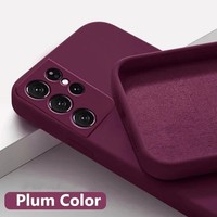 Silicone Case Soft Shockproof Cover For Samsung Galaxy S21 S22 S23 S24 S25 S26..