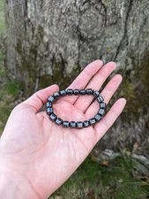 Dark Hematite Bracelet Magnetic Bracelet