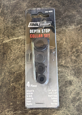 Tool Shop Depth Stop Collar Set - Model 242-4030