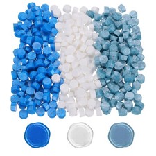 Wax Seal Beads, Sealing Wax Beads Craft, 360Pcs, Blue/White