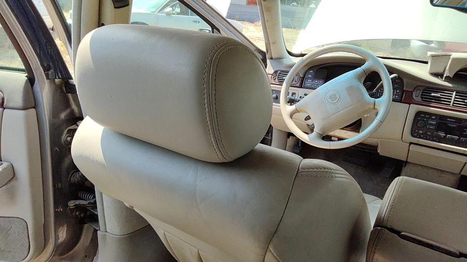 1999 Cadillac Deville водительский левый передний подголовник оригинальное кожаное сиденье 152 нейтральный - Изображение 3 из 3