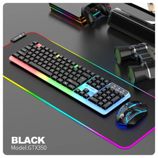 NG GTX350 Gaming Keyboard Mouse Combos Computer Laptop Backlight Gamer Kit LED W