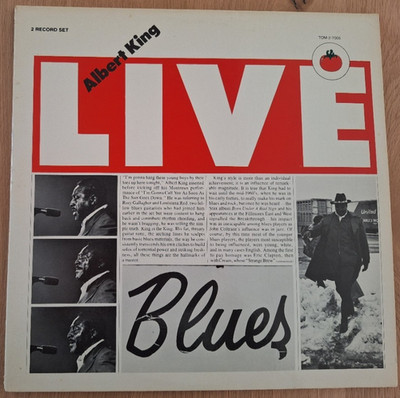 2 LP Albert King Live Blues Made in USA TMK 1978 VG bis VG+