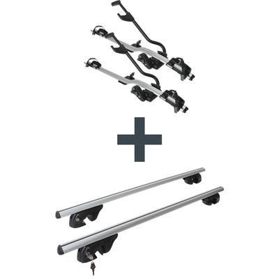 Dachträger + Fahrradträger für 2 Fahrräder - für Nissan Pathfinder IV Typ R52