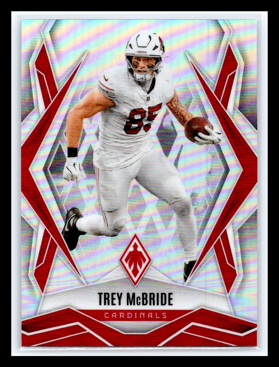 2025 Panini Phoenix #80 Trey McBride Silver Prizm Arizona Cardinals