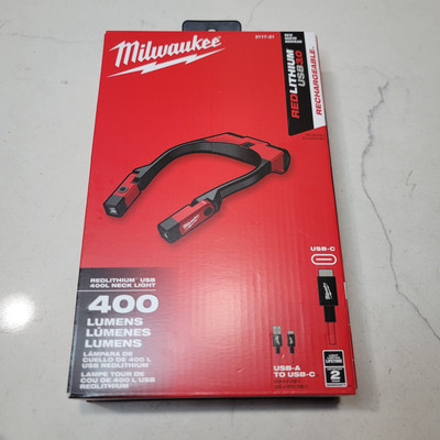 Milwaukee 2117-21 Cordless REDLITHIUM USB 400L Neck Light