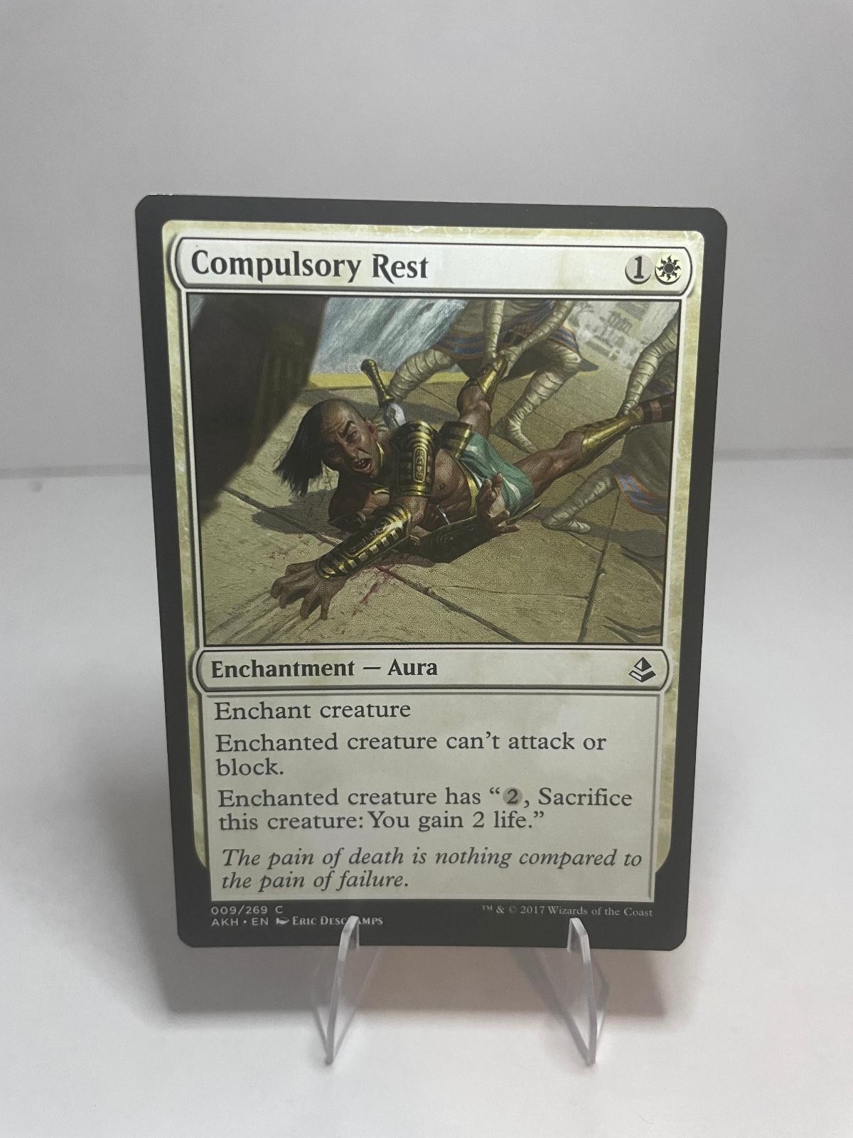 Compulsory Rest 9 Common Amonkhet Lightly Played