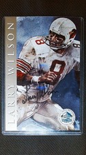 1998 LARRY JOHNSON AUTOGRAPHED /2500 NFL FOOTBALL HALL OF FAME SIGNATURE SERIES