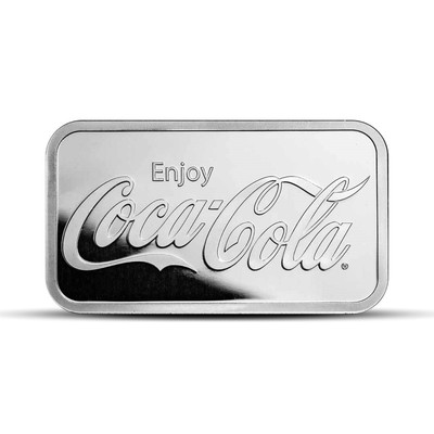 5 oz Coca Cola Silver Bar