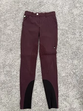 Equiline Women’s Burgandy Breeches Size IT 38/FR 32