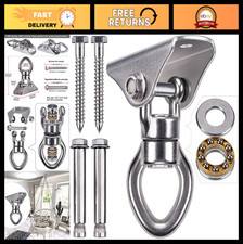 Heavy Duty 360  Rotate Swing Hanger, Silent Bearing Swivel Hook, 1200LB Capacity