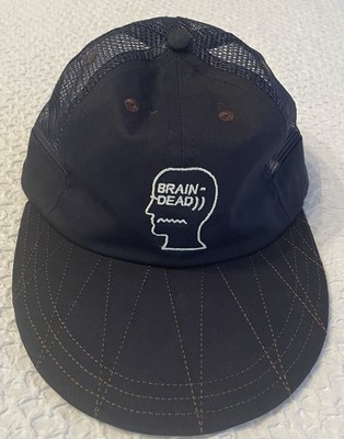 Brain Dead Long Billed Mesh Panel Hat Navy One Size Adjustable *NEW with Tag