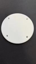 5-5/8 Inch White KING STARBOARD Screw Down Cover Plate for Boats CESANY PLASTICS