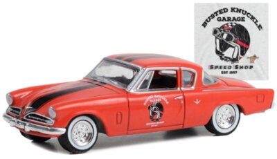 STUDEBAKER Commander Starliner - 1954 - red - Greenlight 1:64