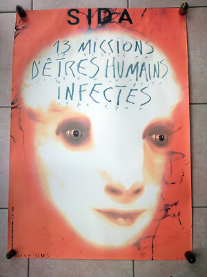 ZUSH PORTA Alberto AIDS Screen Print Poster 1993