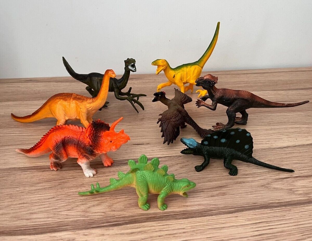 ibasenice Fronde Dinosaure Doigt Jouets 20 Pièces Mini Figurines