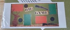Scrapbook HUNTING THEME PAGE KIT 12x12 Sheet
