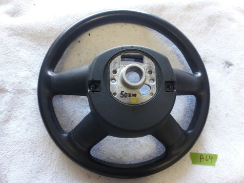 05 06 07 08 Audi A4 steering wheel w/controls black 8P419091BG1KT OEM - Picture 2 of 2