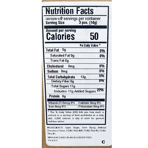 Cinnamon Twist Hard Candy – 1 or 2 lb Bulk – Free Shipping Atkinson's - Picture 3 of 4