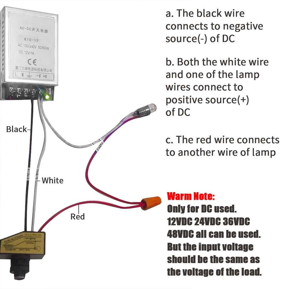 Image 31 - DC 12V 48V Dusk To Dawn Photocell Light Switch Light Sensor Control Switch 8-50V