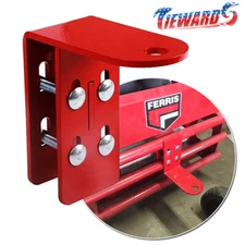 Heavy Duty Zero Turn Lawn Mower Trailer Steel Hitch for Ferris & Simplicity Red