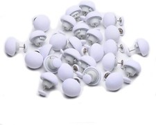 30 Pcs Duvet Pins Comforter Curtain Clips White-round