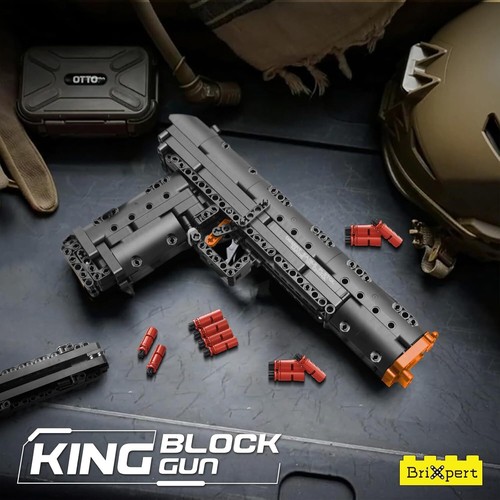 Mould King Gun Baustein Set, 1:1 Desert Eagle Modell, Gun Spielzeug Geschenk - Bild 2 von 8