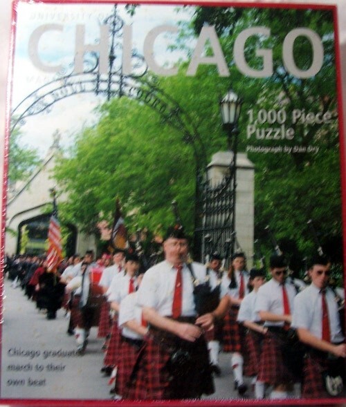 University of Chicago Puzzle 1000 Pieces Graduation Bagpipe 27"x20" NEW Sealed eBay
