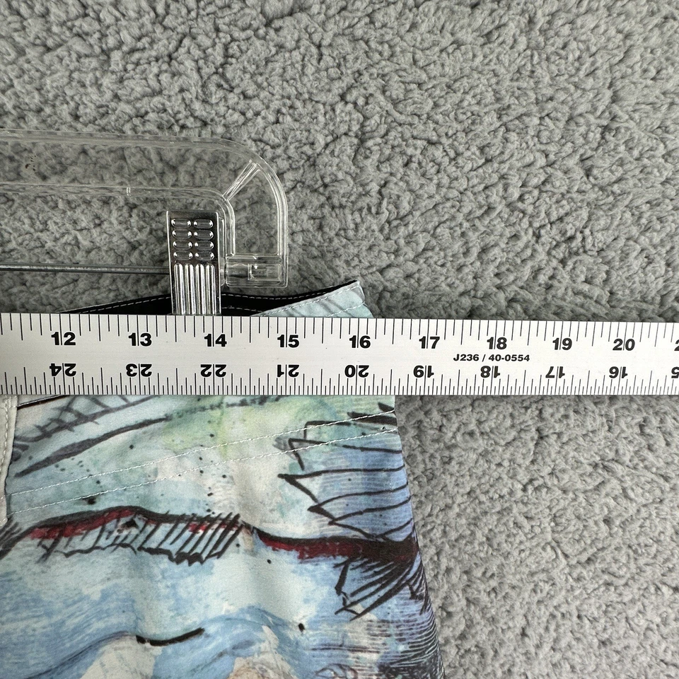 Pantalones cortos Quiksilver Foundation para hombre 32 especies en peligro de extinción Oceanus Morti Foto 3 de 4