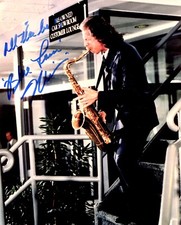 Blue Lou Marini Signed Photo