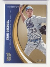 2015 Panini Collegiate UCLA Gold #42 Erik Goeddel /25 - Flat S/H