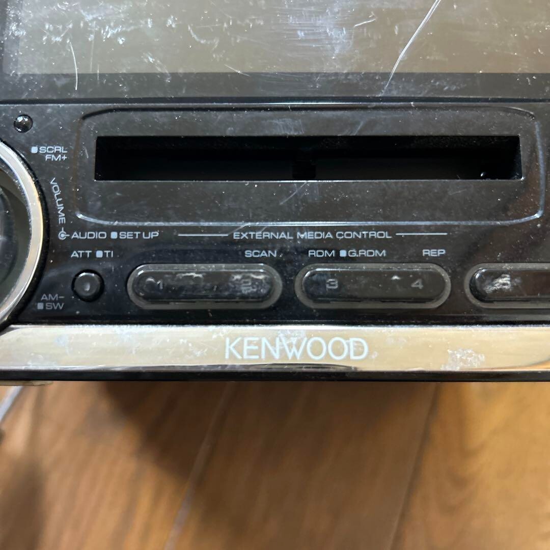 【希少】KENWOOD CD FM AM カーオーディオ FX-5000 Kenwood DPX-5000 2DIN Car Audio CD Cassette Player USED From Japan