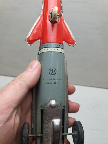 Vintage Tin Toy NAVETA SPATIALA ROCKET - AGATEX - ROMANIA LEI 45 NI 34584-79. 79 - Picture 13 of 15