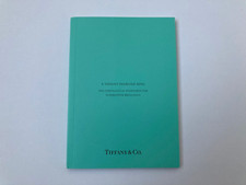 Tiffany & Co. Catalogo 2011 Piccolo Libro Blu Taglio Diamante Anello Gioielli