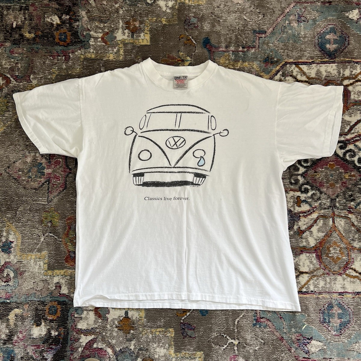 VTG 1990s Jerry Garcia Volkswagen Crying Bus Tribute