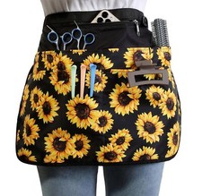 Barber Apron 7 Pockets Waterproof Bleach-Proof Hair Stylist Apron Men Women