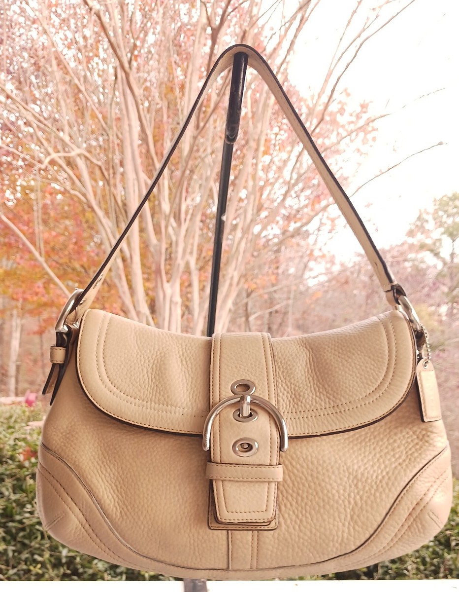 COACH SOHO LEATHER POCKET TOTE BAG y2k