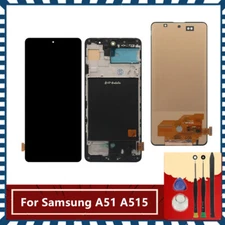 Replace For Samsung Galaxy A51 A515U LCD Display Touch Screen Digitizer ± Frame